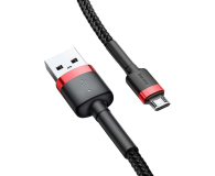 BASEUS Kabel USB-A - microUSB 3m (w oplocie) CAMKLF-H91 - 1066973 - zdjęcie 3